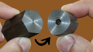 Turning hexagonal rod into triangular ( For wankel rotary engine )