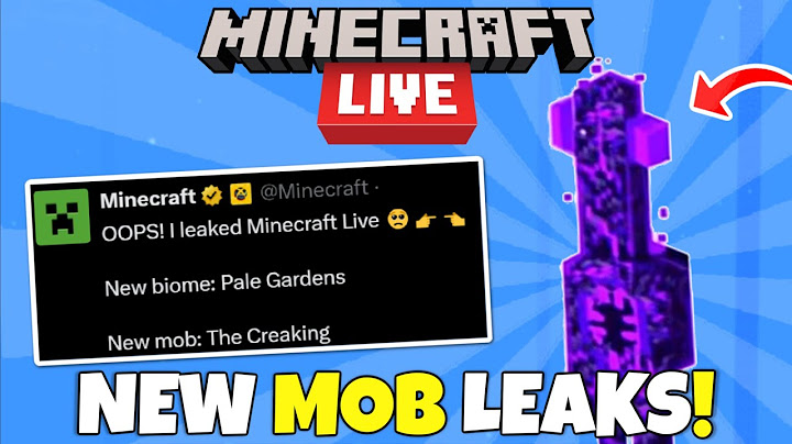 Mojang Just LEAKED Minecraft Live, New BIOME, New MOB And...