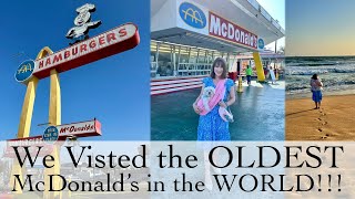 The Oldest McDonald's in the World! Exploring California with my dog #californiavlog