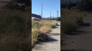 7/25/2025: BNSF 7040, 7899, 8162 with NB Mega Stack Train arrived and stop in West Colton, CA