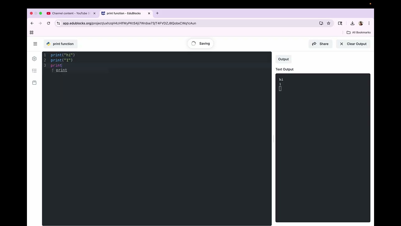 Print function in python