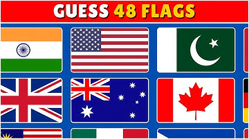 🌍 Guess the Country by Its Flag! | Ultimate 48 Flags Quiz Challenge 🚩 | Flag Quiz