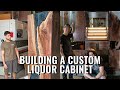 Building a Walnut and Epoxy Liquor Cabinet