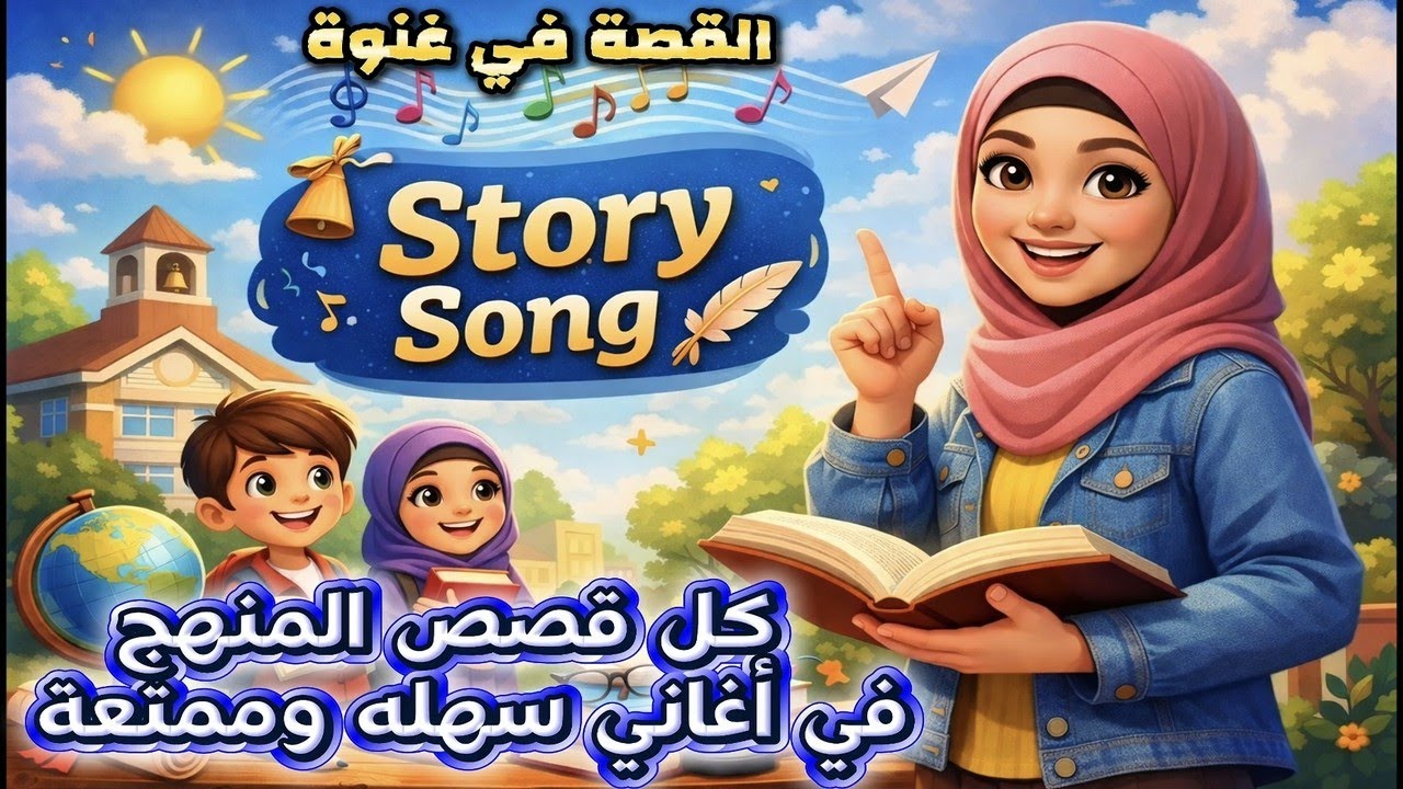 كل قصص المنهج بالتفصيل في أغاني سهله وممتعة 2026