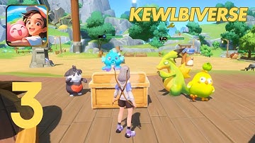 Kewlbiverse Gameplay How to Craft a Shield & Gliding Learning! - Android #3