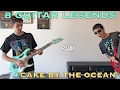 Cake by the ocean played by 8 guitar legends