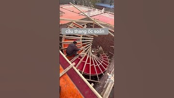 ghép cốt pha cầu thang xoắn ốc#shorts