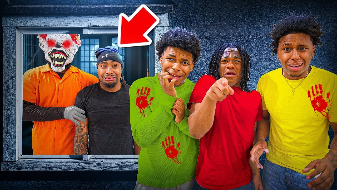 CREEPY CLOWN SHOWED UP TO MY HOUSE & LEFT A NOTE *HE HAS BROOKLYN!??*