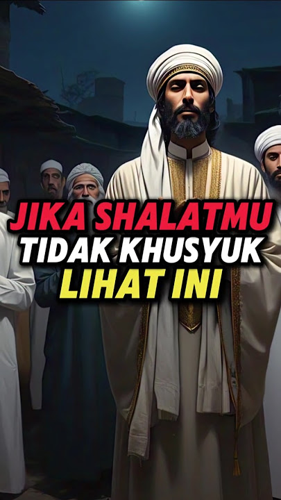 Jika Shalat Anda Merasa Tidak Khusyuk, Lihatlah Ini.