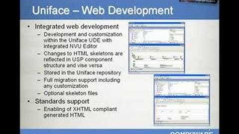 New Uniface 9 Functionality (pt.2)