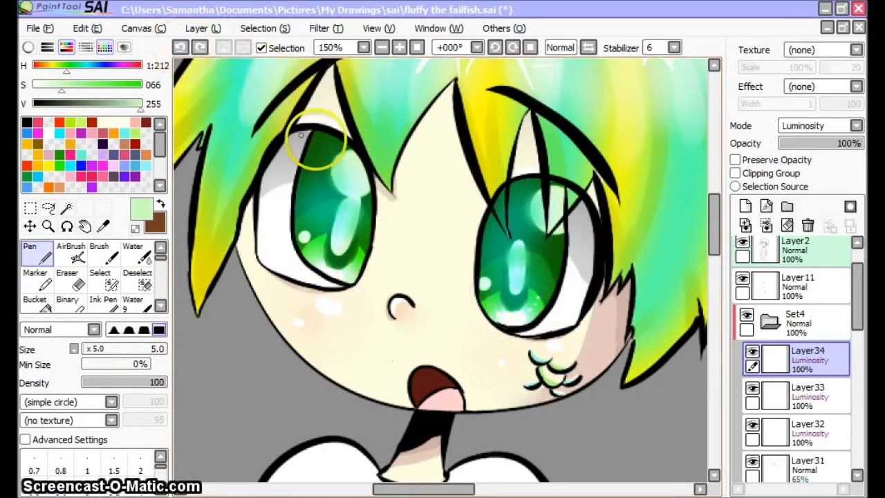 Fluffy the Failfish [SPEEDPAINT]