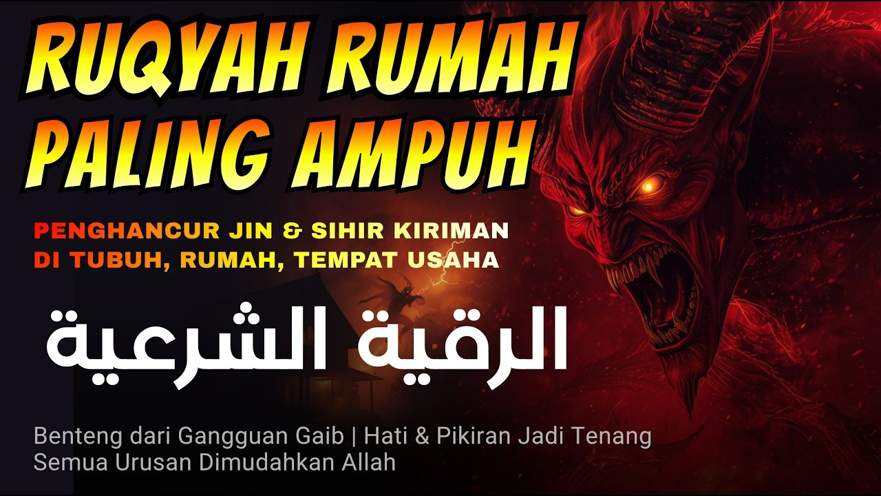 Ayat Ruqyah Ampuh‼️ Ruqyah Rumah Dan Diri Sendiri Pengusir Jin Dan Setan, Penenang Hati & Fikiran