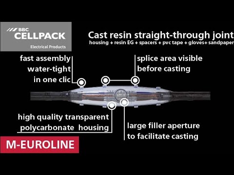 BBC Cellpack - Straight-through joint resin kit