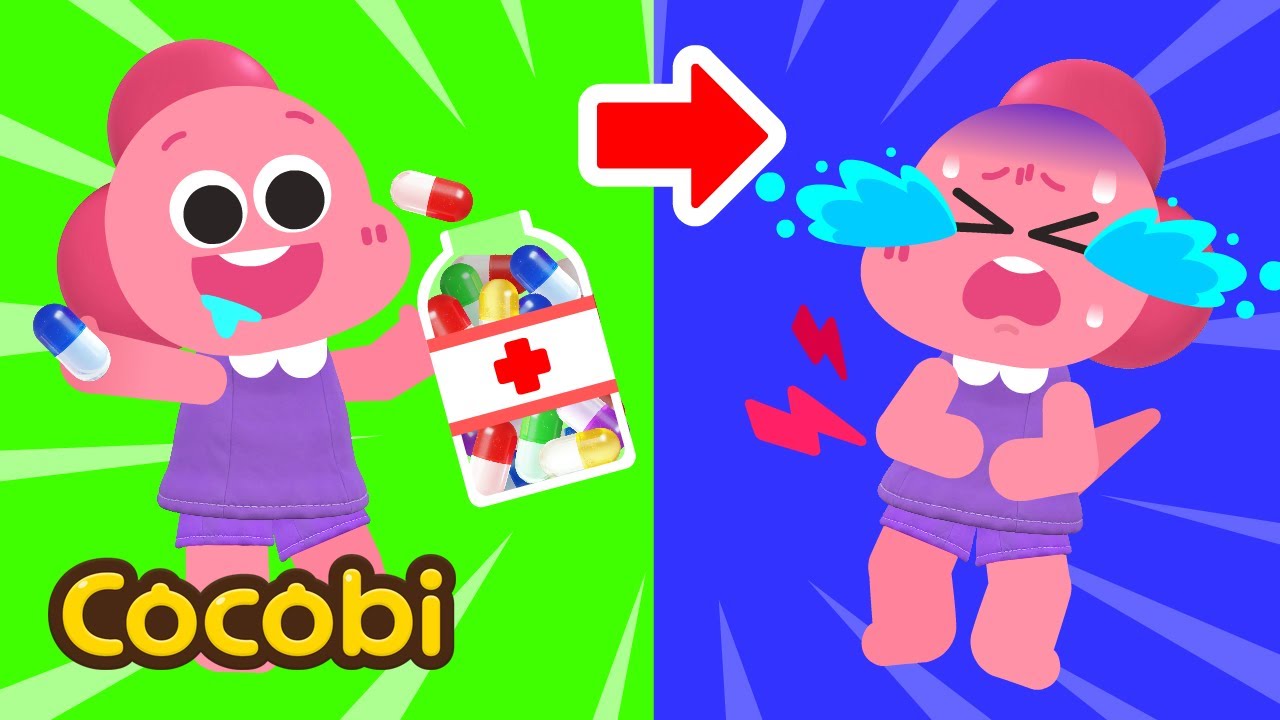 ¡Las pastillas no son dulces!😣💊 | Canciones Infantiles | Kids Songs | Cocobi