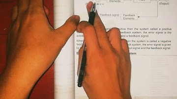 FEEDBACK LOOP IN A CLOSED LOOP CONTROL SYSTEM EE3B