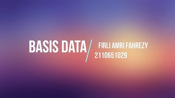 Tugas UTS Database dan ERD | Basis Data - Universitas Muhammadiyah Jember