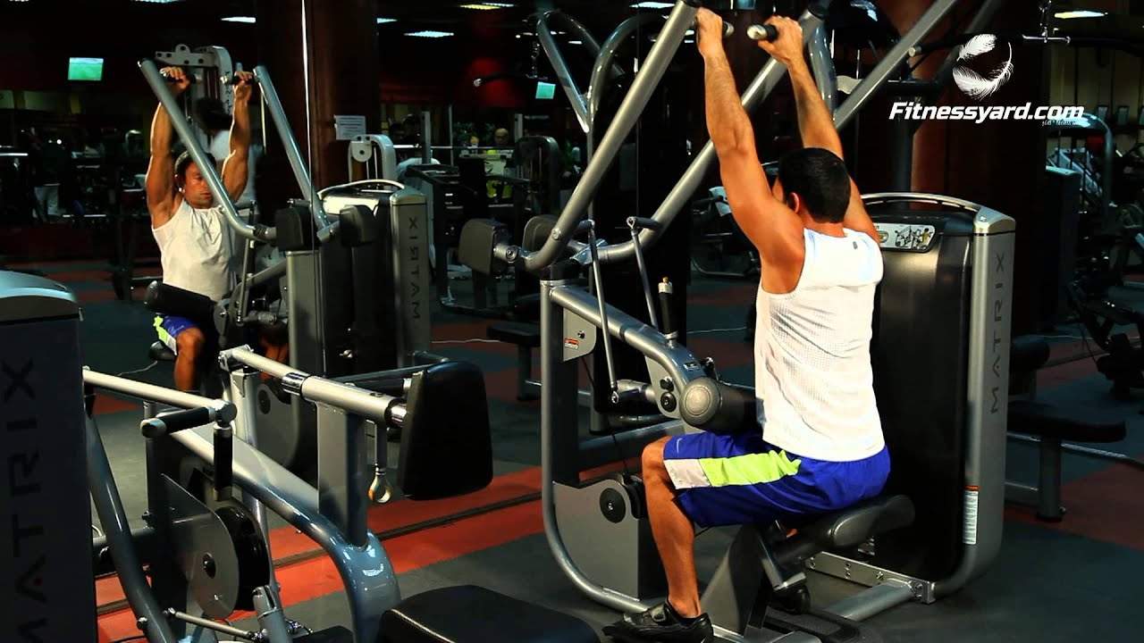 seated high row machine