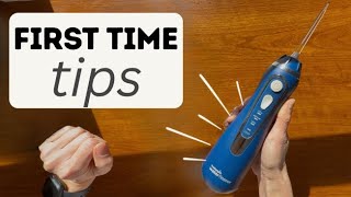 How to use Waterpik without making a MESS | 2 MUST-KNOW Tips for New Users