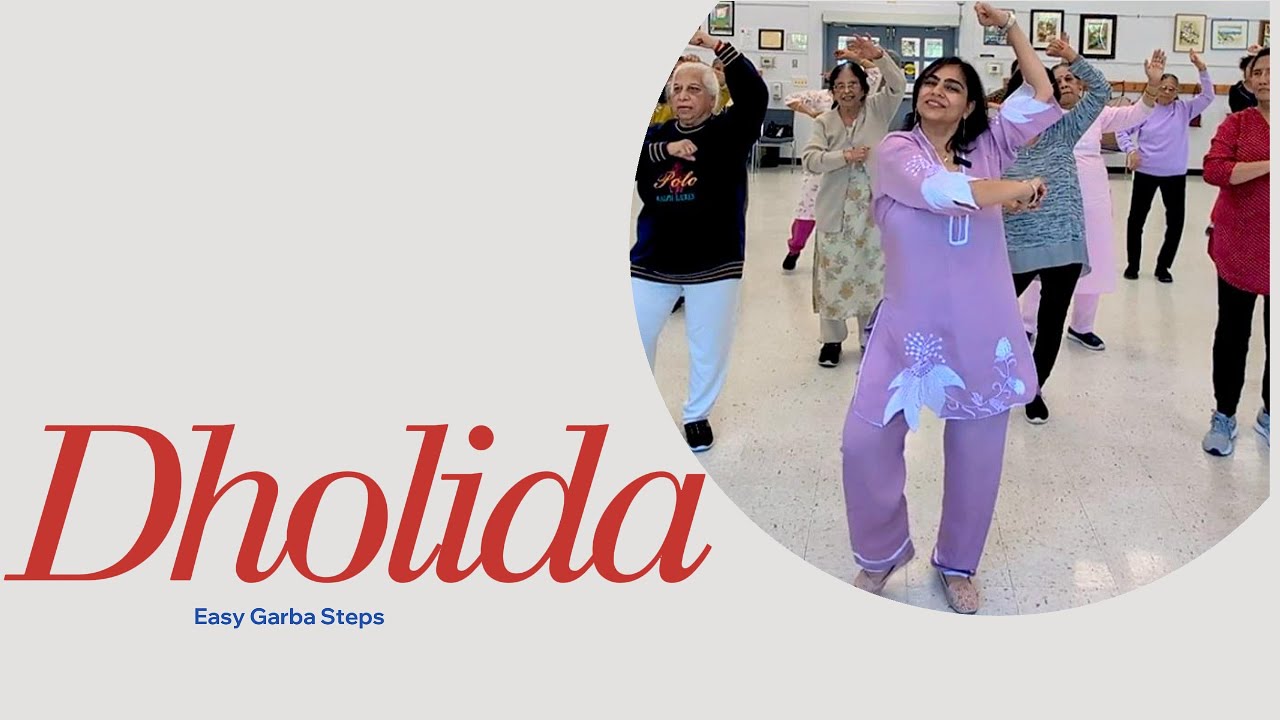 Dholida Easy Garba Steps for Senior Citizens/ Beginners 