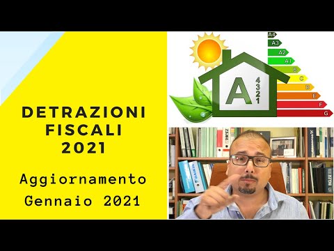 Novità Detrazioni Fiscali 2021