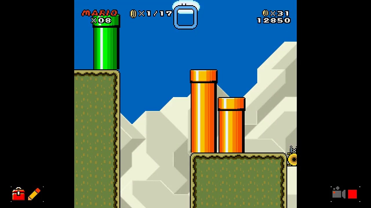 Super Mario Construct The world adventure of Mario Very Unfinished [No Sound]