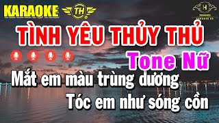 Tình Yêu Thủy Thủ Karaoke Tone Nữ Em Âm Thanh Nhạc Sống Sôi Động Trọng Hiếu
