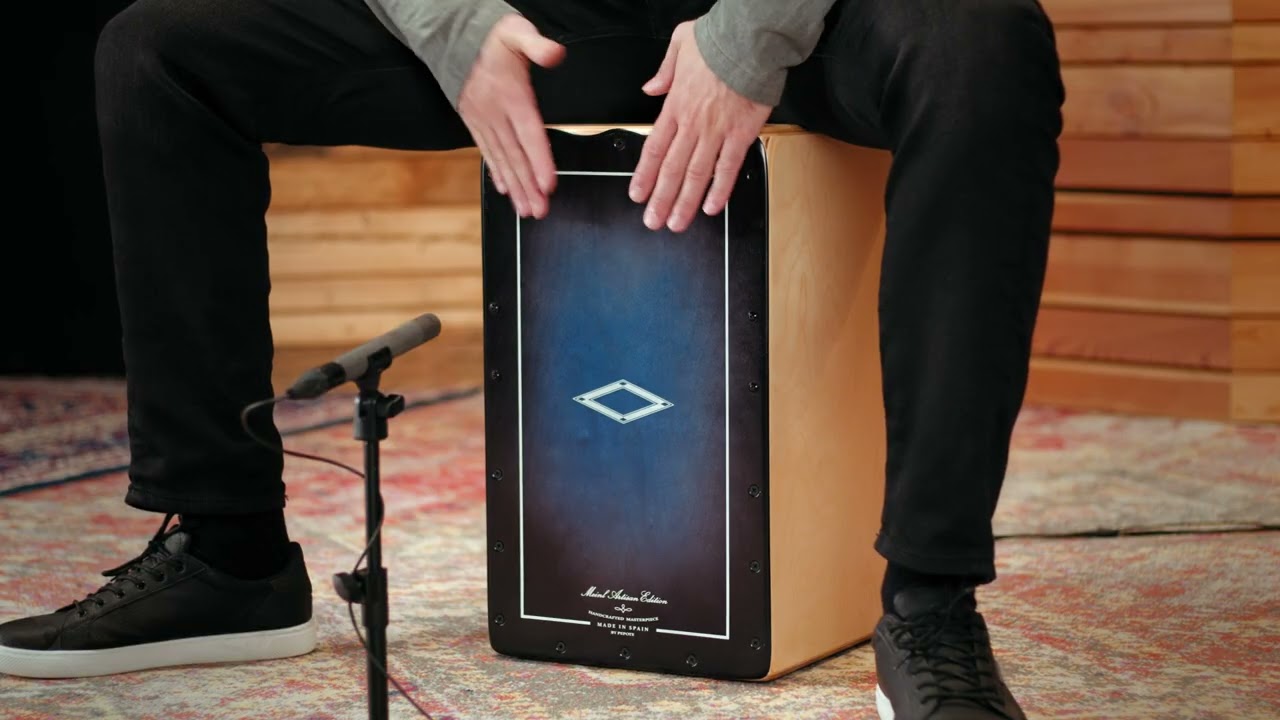 Meinl Artisan Edition Tango Line Cajon - Blue Fade | Steve Weiss Music