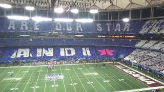 Chick-Fil-A Peach Bowl Make A Wish Card Stunt