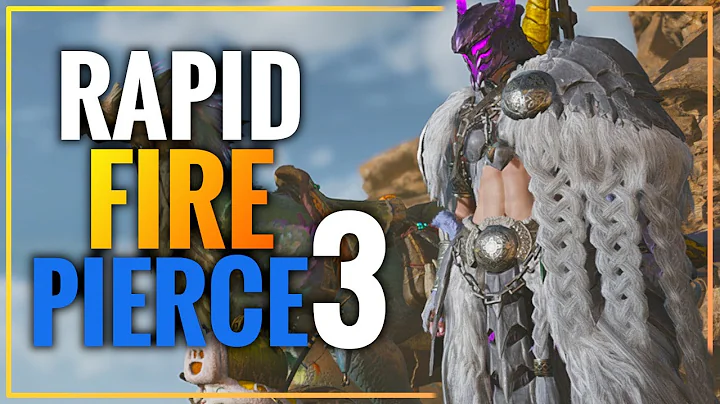 MONSTER HUNTER WILDS | RAPID FIRE PIERCE 3 LIGHTBOWGUN