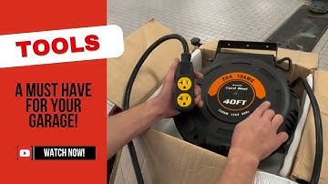 DIY Workshop Upgrade: Why This Retractable Extension Cord Reel is a MUST-HAVE Tool