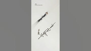 Eagle 🦅 Signature | Signature Design | Signature Ideas | Umy Hani Signature Style #signature #shorts