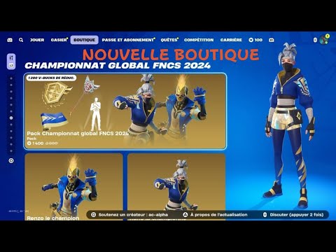 LA PIOCHE FNCS 2.0 DE RETOUR ( BOUTIQUE FORTNITE DAUJOURDHUI ( 12 FÉVRIER 2025 ) 🥳