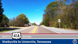 U.S. Route 41A: Shelbyville to Unionville - Tennessee | Drive America's Highways 🚙