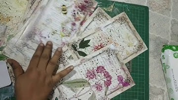Craft  with me: Faux File Folder Journal/Ephemera Holder (part -1)