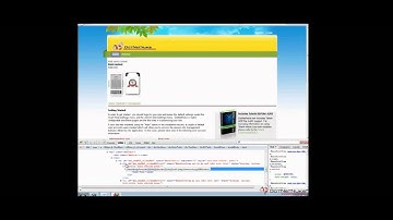 Firefox and Firebug to find HTML and CSS in 7.wmv