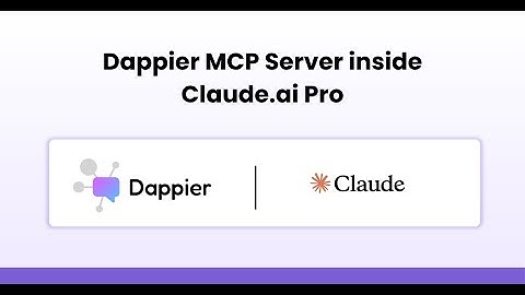 Connecting Anthropic Claude to Dappier MCP for Real-Time Data & Web Search