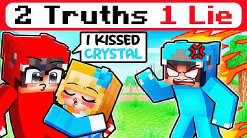 Minecraft but EXTREME 2 Truths 1 Lie!