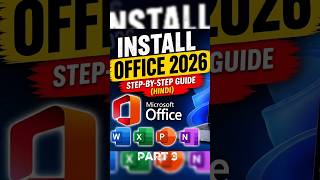 2026 Latest Method to Install Microsoft Office ⚡Part 3 #techtutorial #windows #microsoftoffice