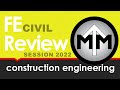 Fe construction engineering review session 2022