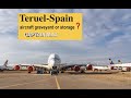 Teruel - Airplane graveyard  or storage❓ 👉 off road trip across  Teruel Airport,  with 👉 Captain Max