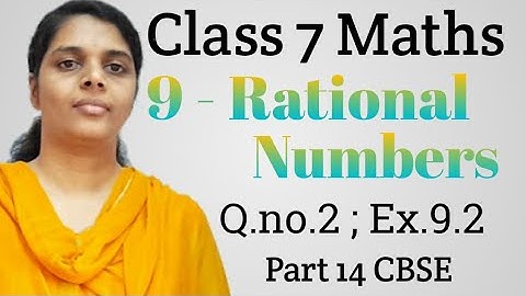 Q.no. 2 Ex.9.2/Class 7 Maths Chapter 9/CBSE/Rational Numbers
