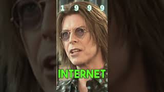 David Bowie 1999 Prediction on INTERNET Way Ahead of its Time #Bowie #DavidBowie
