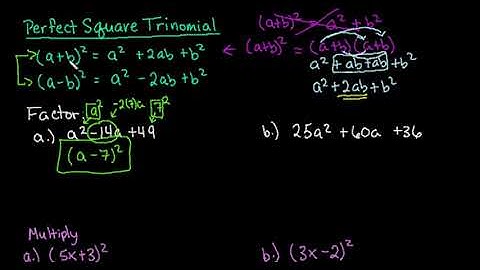 Perfect Square Trinomial