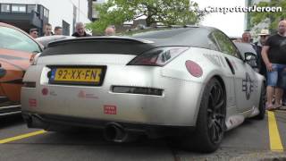 Nissan 350Z Turbo Anti-Lag sound! | Autovisie Cars and Coffee XXL