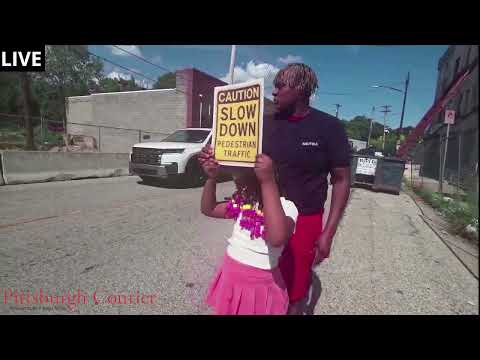"Look how dangerous it is" --- Residents want their SIDEWALKS back in the Hill District...