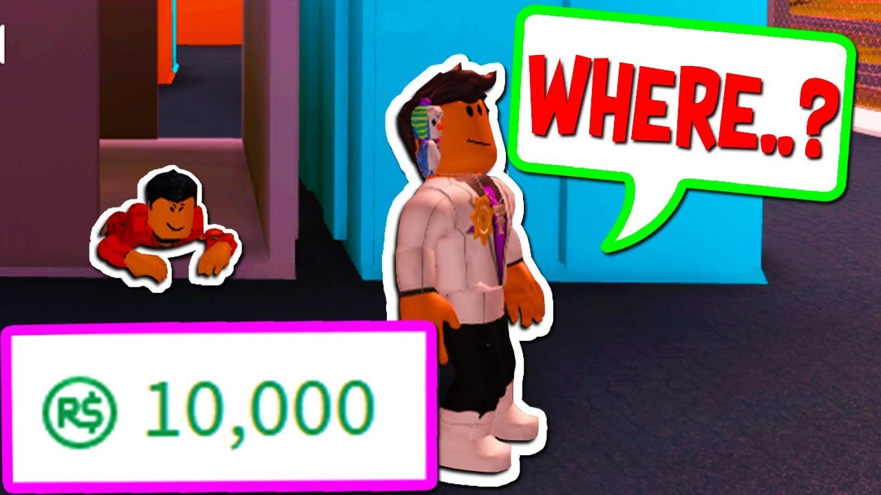 10 000 Robux Wager Roblox Jailbreak Hide N Seek Youtube - freeing every prisoner as fake cops roblox jailbreak fake cop trolling