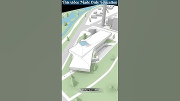 The 3D Twisted Library Design #shorts #architecture #home #building