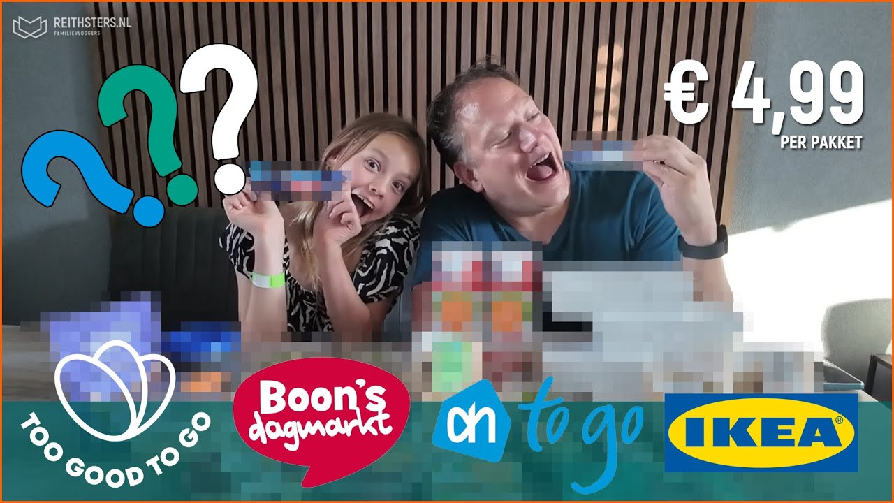EN WEER GAAN WE LOS MET DRIE TOO GOOD TO GO PAKKETTEN! - VLOG #701