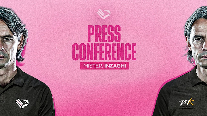 🔴 LIVE dal Palermo CFA la conferenza di presentazione di Mister Inzaghi