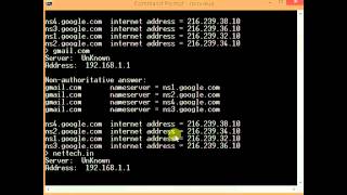 Cmd prompt nslookup